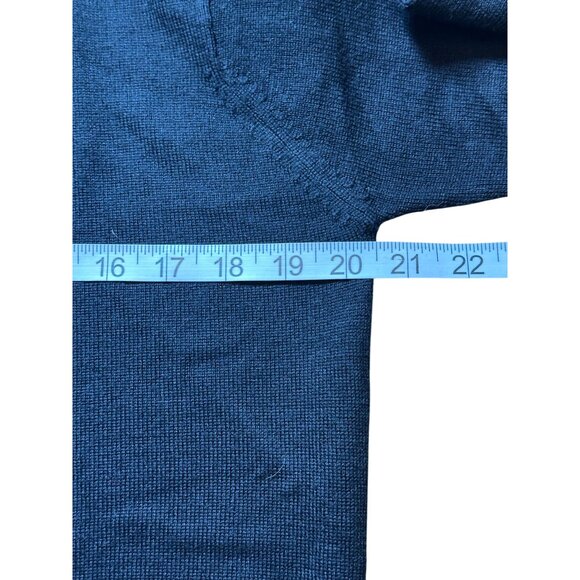 Talbots Womens Black Wool Silk Cashmere Blend Turtleneck Sweater Size L Goth - Picture 4 of 7